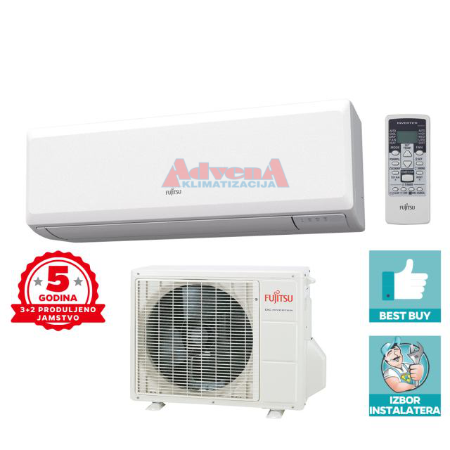 FUJITSU KLIMA UREĐAJ ASEG12KPCE/AOEG12KPCA