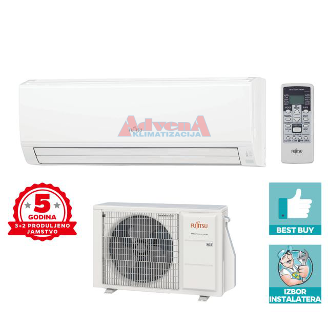 FUJITSU KLIMA UREĐAJ ASEG24KLCA/AOEG24KLCA