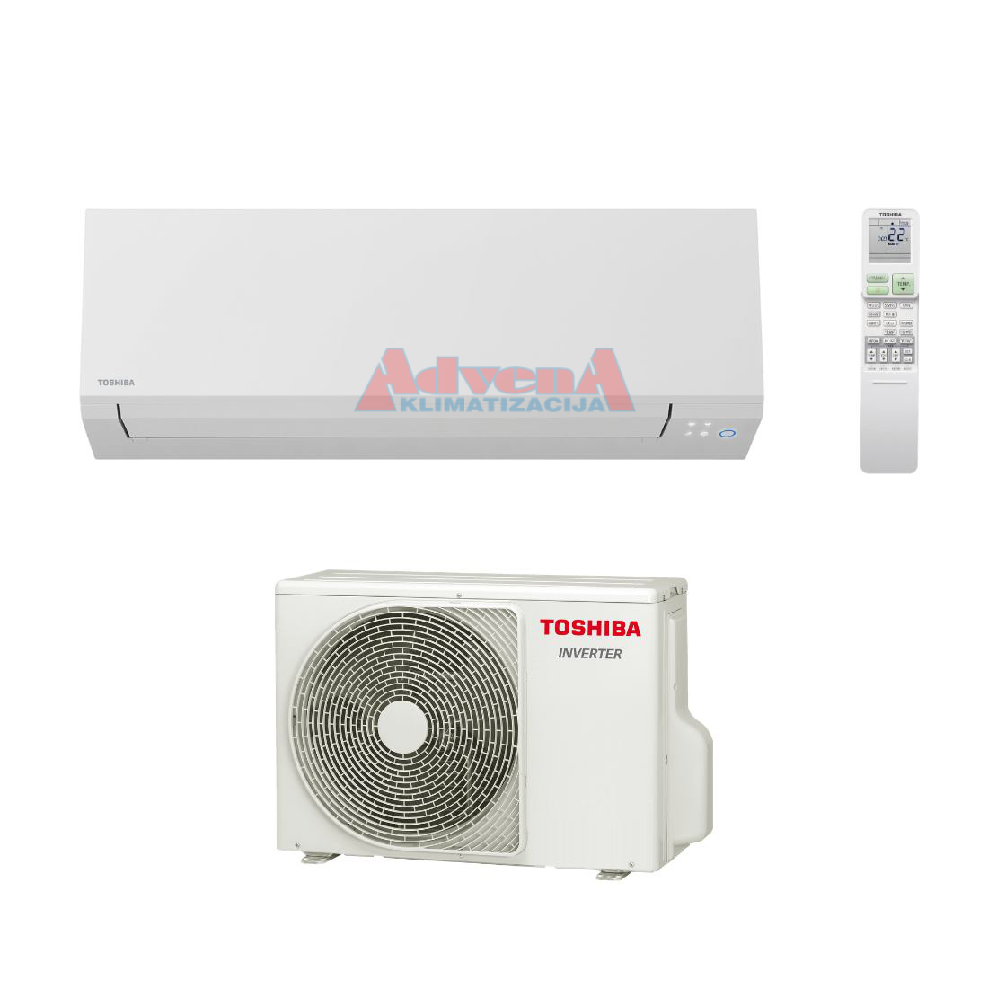 TOSHIBA KLIMA UREĐAJ RAS-B13G3KVSG-E/RAS-13J2AVSG-E1